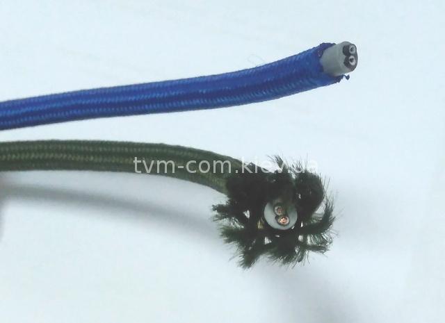 Оплетка провода, шнур плетеный с сердечником в виде кабеля (провода),
